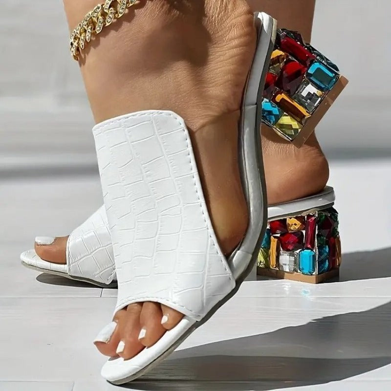 Mirella Mosaic Heels 2