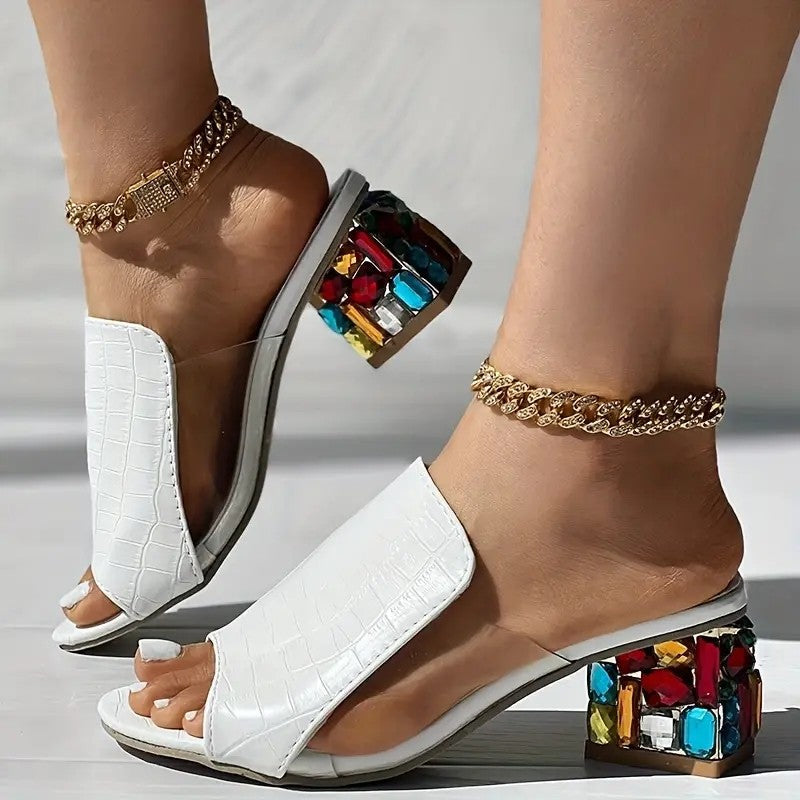 Mirella Mosaic Heels 1