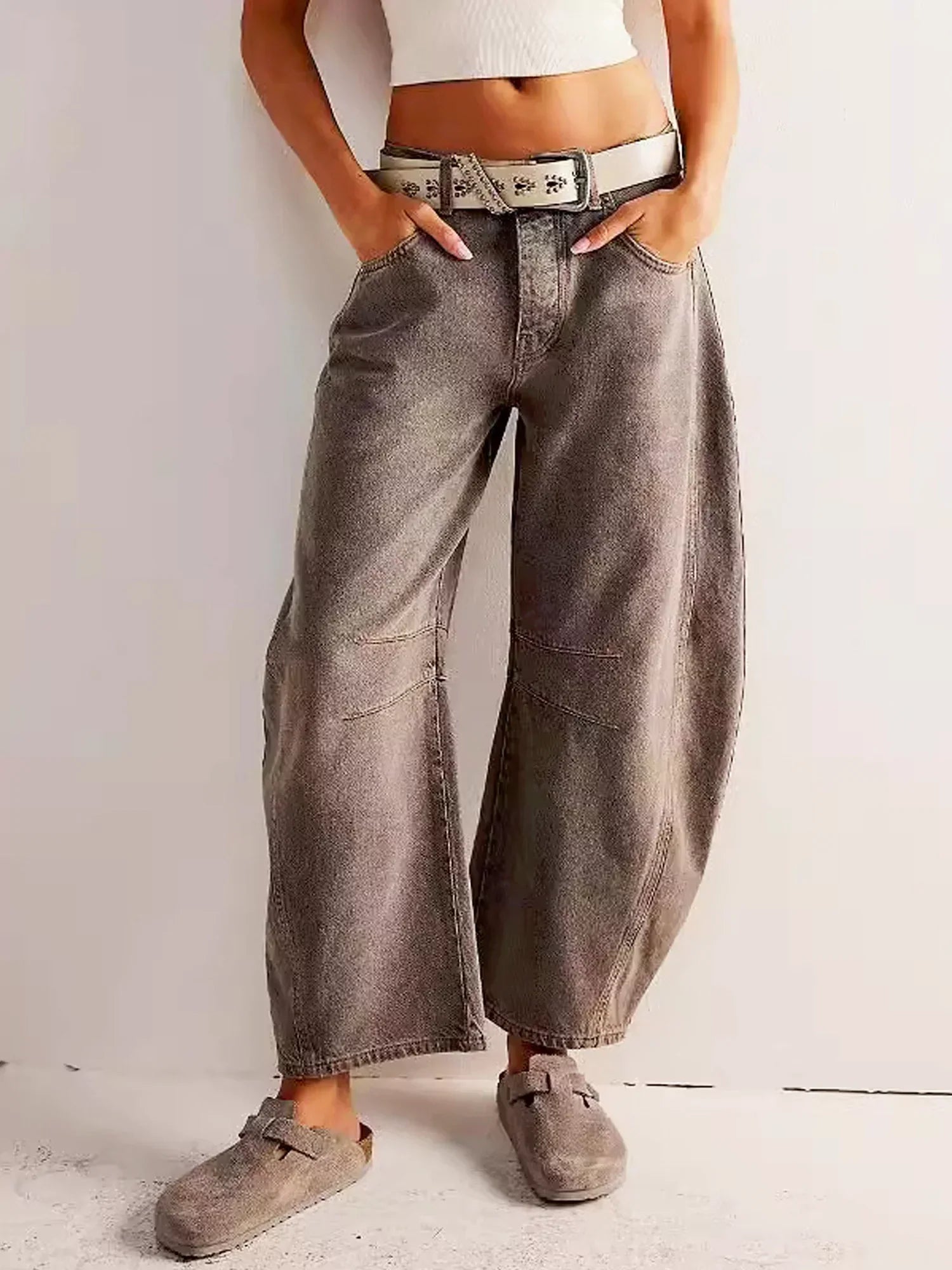 Barrel Jeans | Wide Leg Denim | Amara Women