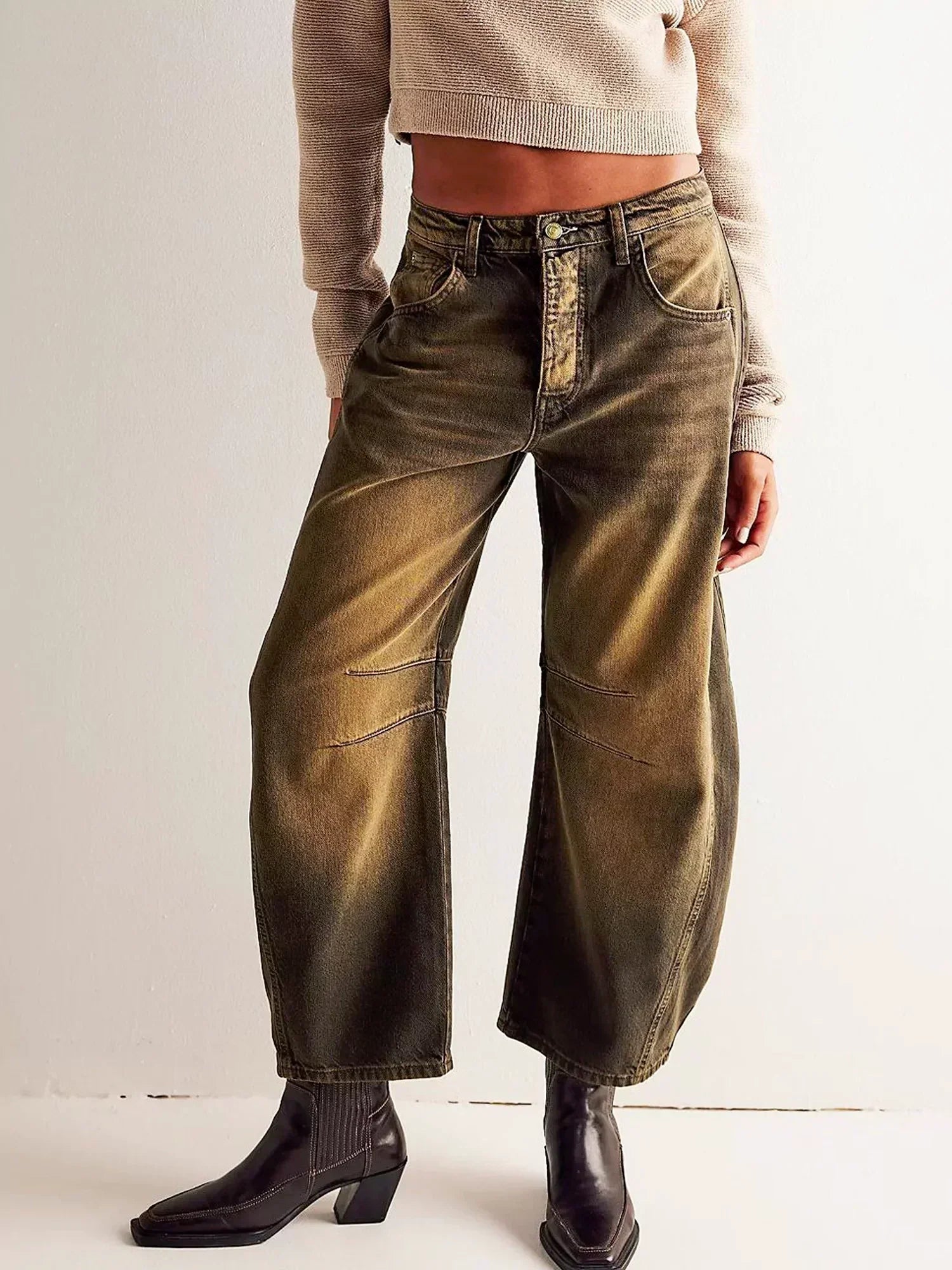 Barrel Jeans | Wide Leg Denim | Amara Women