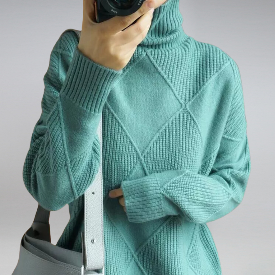 Cozy Turtleneck Sweater | Elegant Knitwear for Women | Amelie