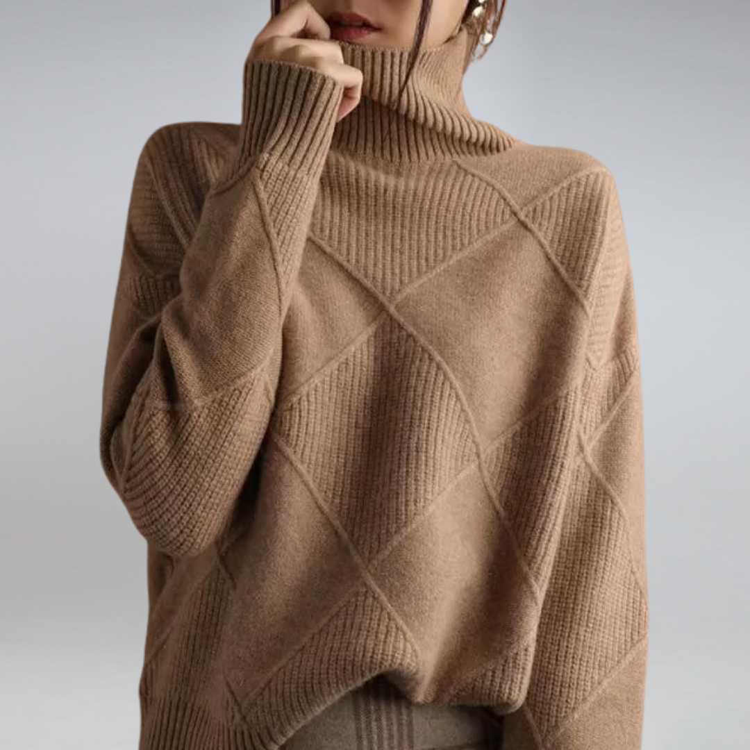 Cozy Turtleneck Sweater | Elegant Knitwear for Women | Amelie