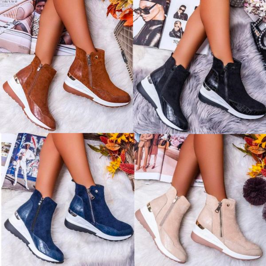 Casual Ankle Boots with Zipper and Heel for Women | Great for Casual Days 6