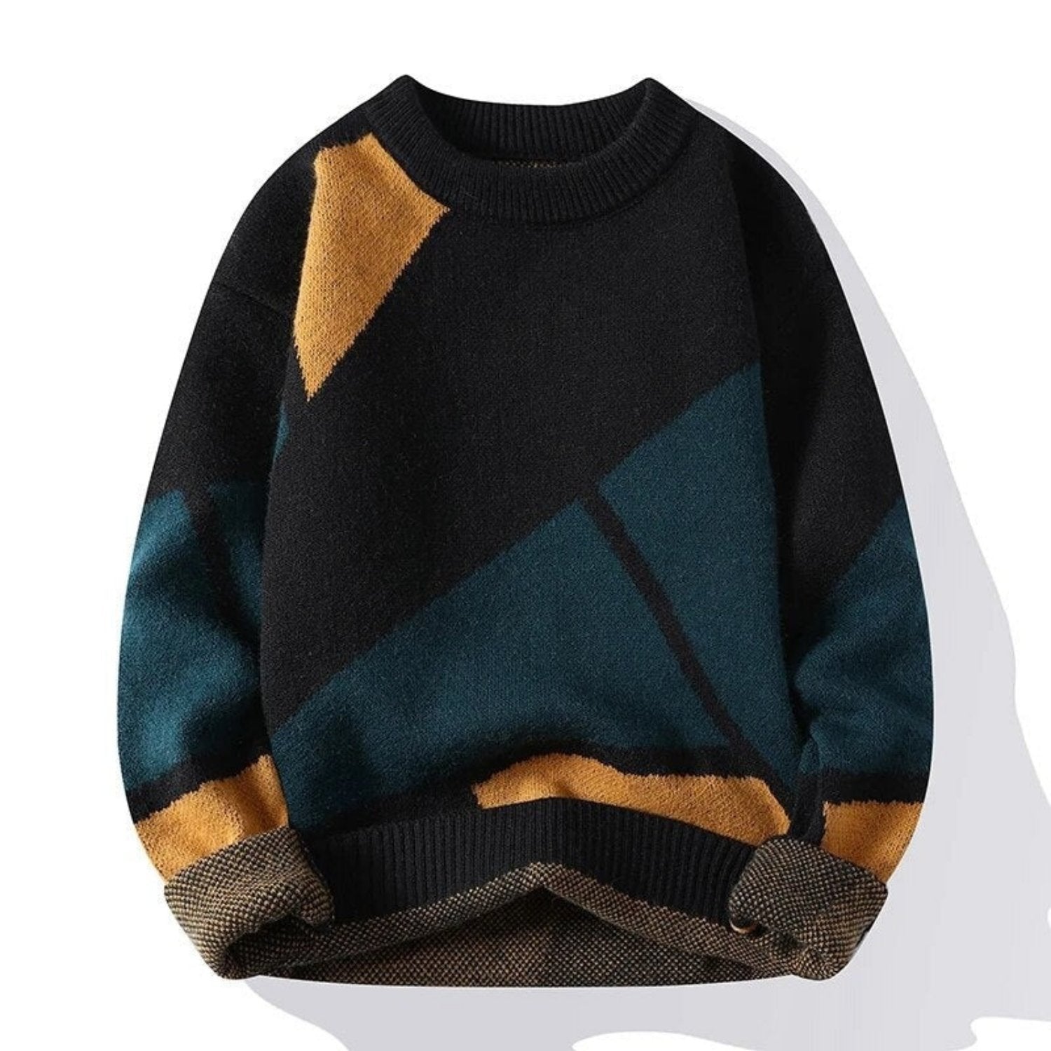 Casual Sweater | Classic Printed Knit for Men