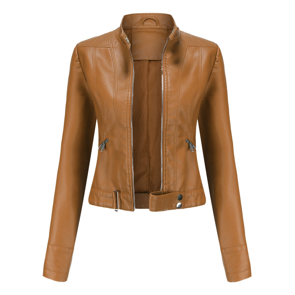Elegant Leather Jacket | Classic Women’s Outerwear – Selene