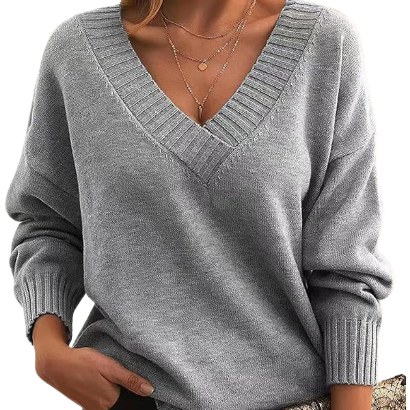 V-Neck Sweater | Chic Knitwear for Women