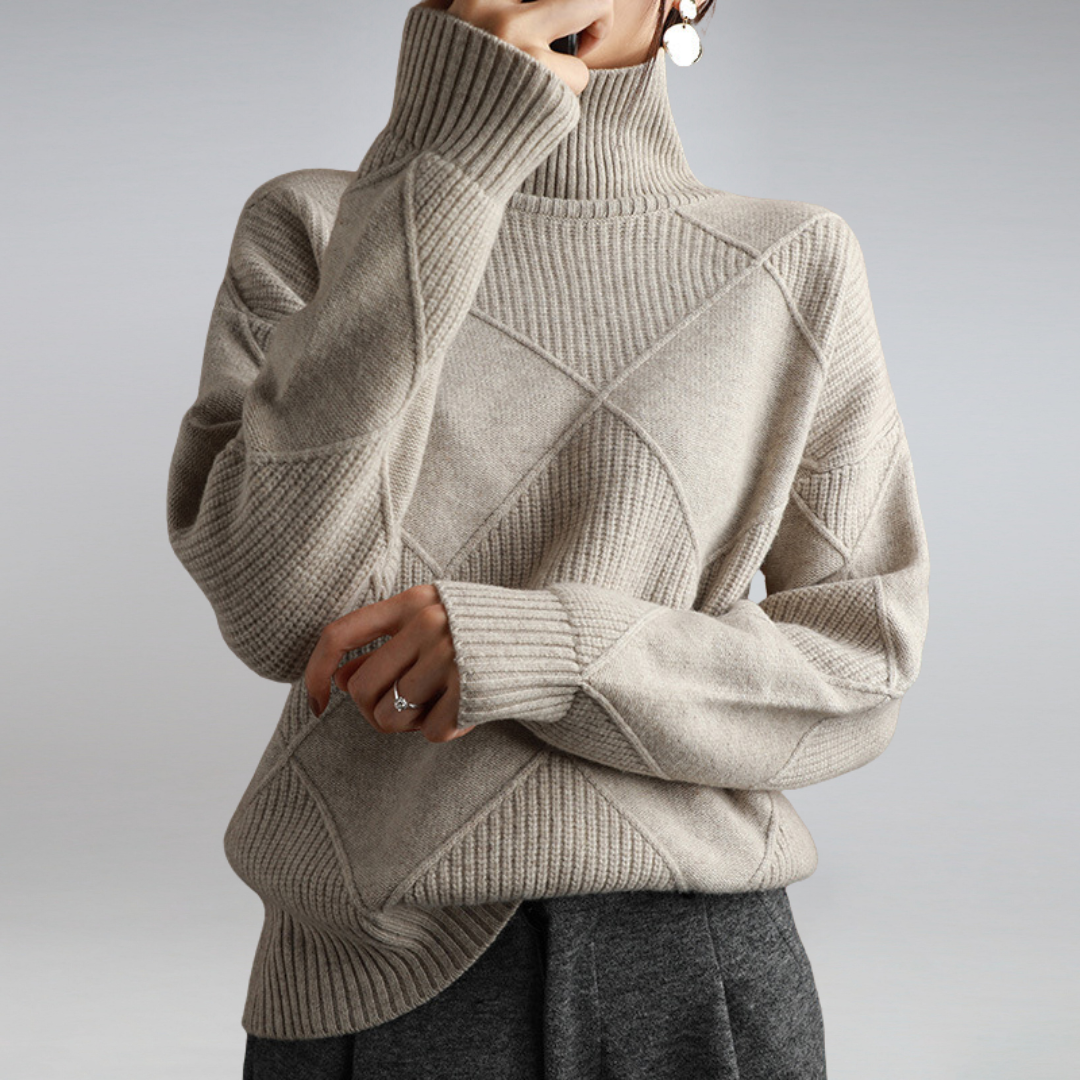 Cozy Turtleneck Sweater | Elegant Knitwear for Women | Amelie