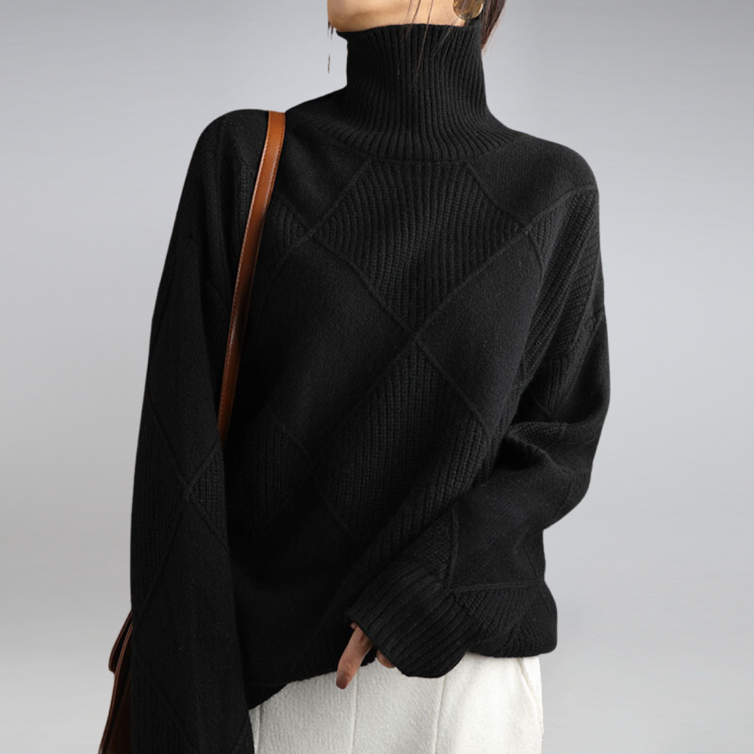 Cozy Turtleneck Sweater | Elegant Knitwear for Women | Amelie