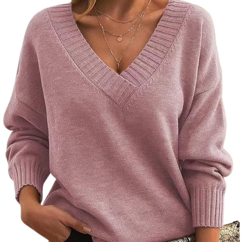 V-Neck Sweater | Chic Knitwear for Women
