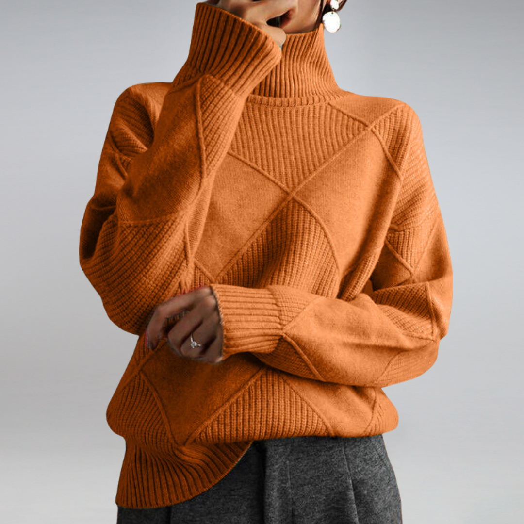 Cozy Turtleneck Sweater | Elegant Knitwear for Women | Amelie