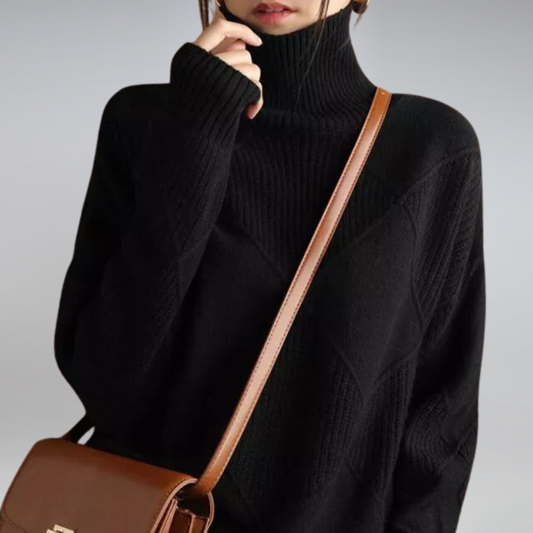 Cozy Turtleneck Sweater | Elegant Knitwear for Women | Amelie