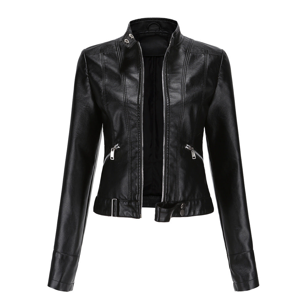 Elegant Leather Jacket | Classic Women’s Outerwear – Selene