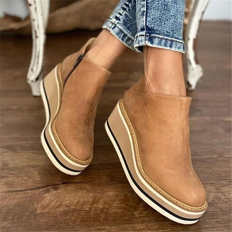Emilia™ | Stylish Wedge Ankle Boots 1