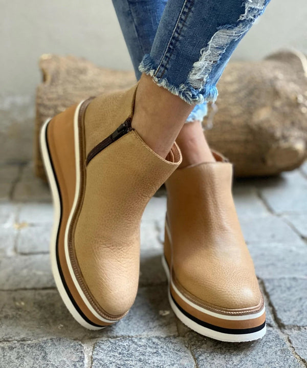 Emilia™ | Stylish Wedge Ankle Boots 8