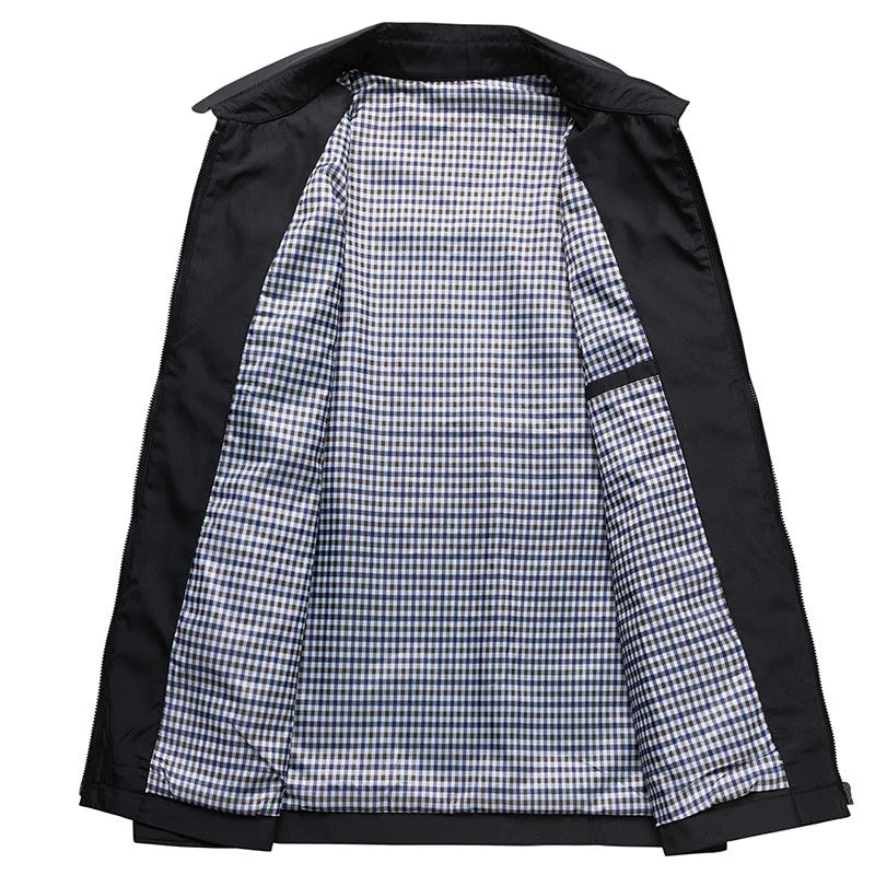 Men’s Cotton Jacket | Lightweight Thin Outdoor Coat | Adrian