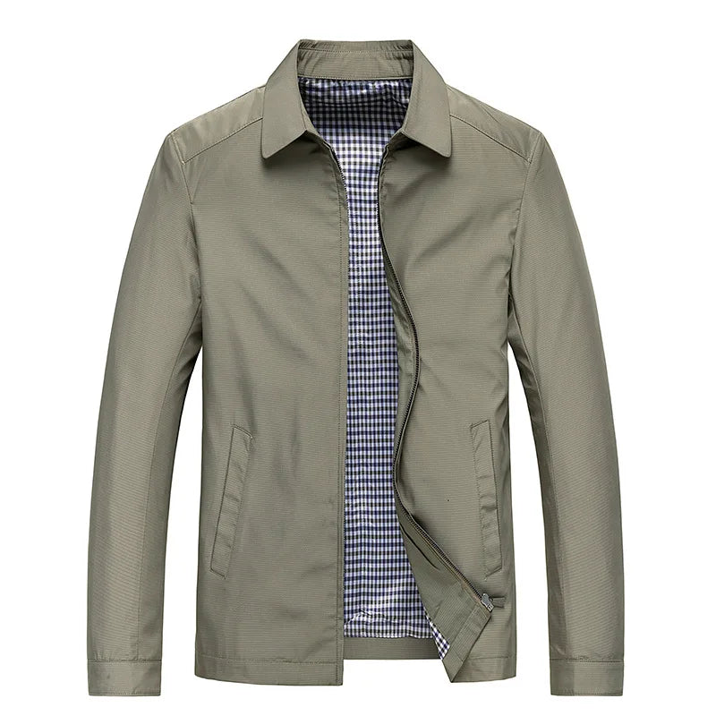Men’s Cotton Jacket | Lightweight Thin Outdoor Coat | Adrian
