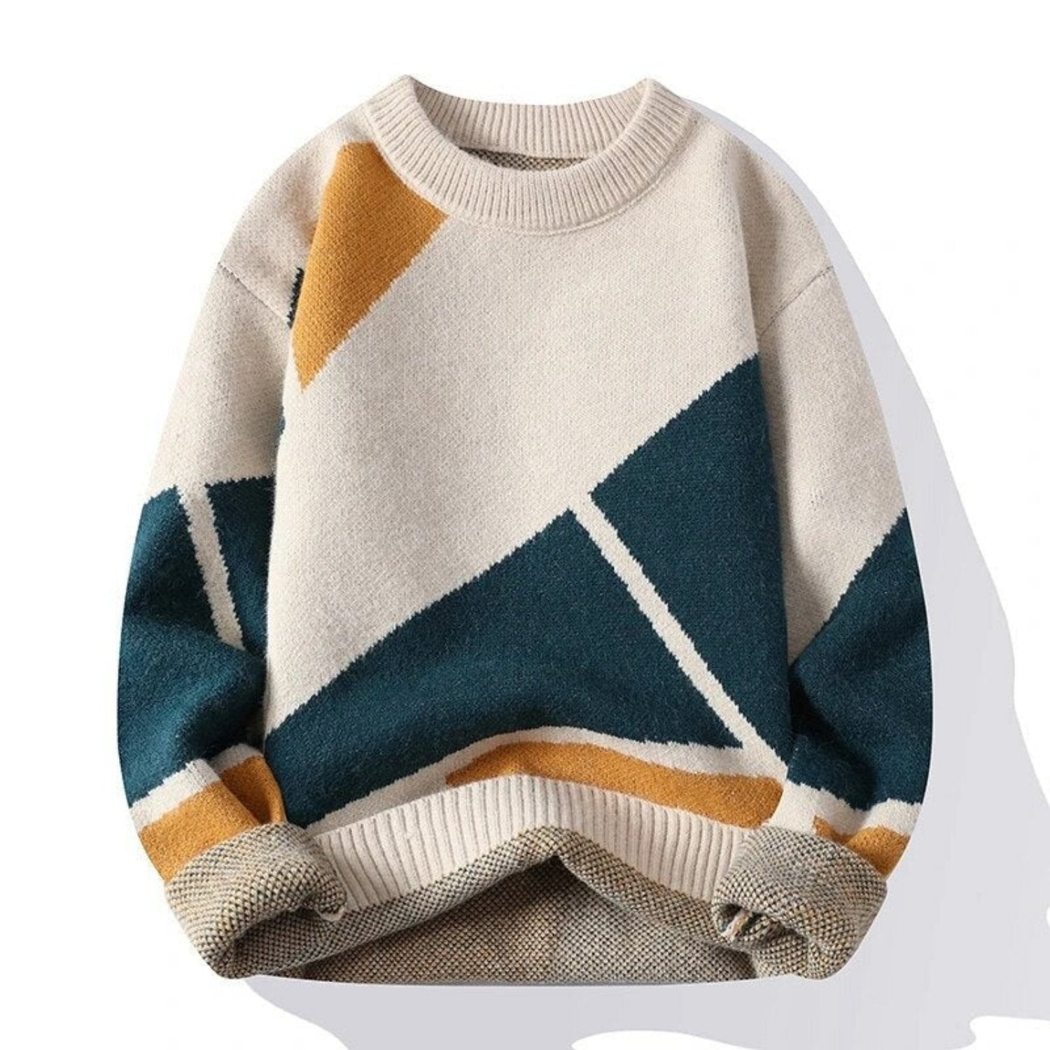 Casual Sweater | Classic Printed Knit for Men