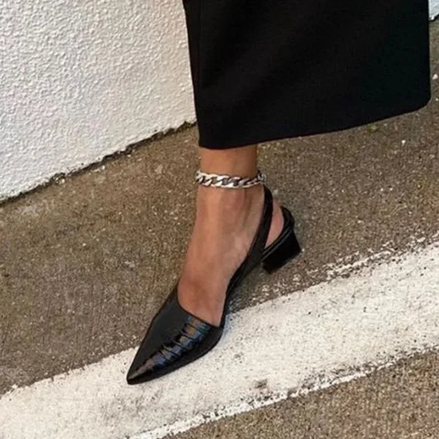 Lauren | Pointed-Toe Slingback Pumps 4