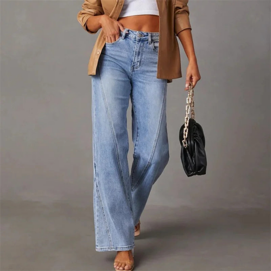 Amelia | Wide-Leg High-Waisted Denim Jeans Women