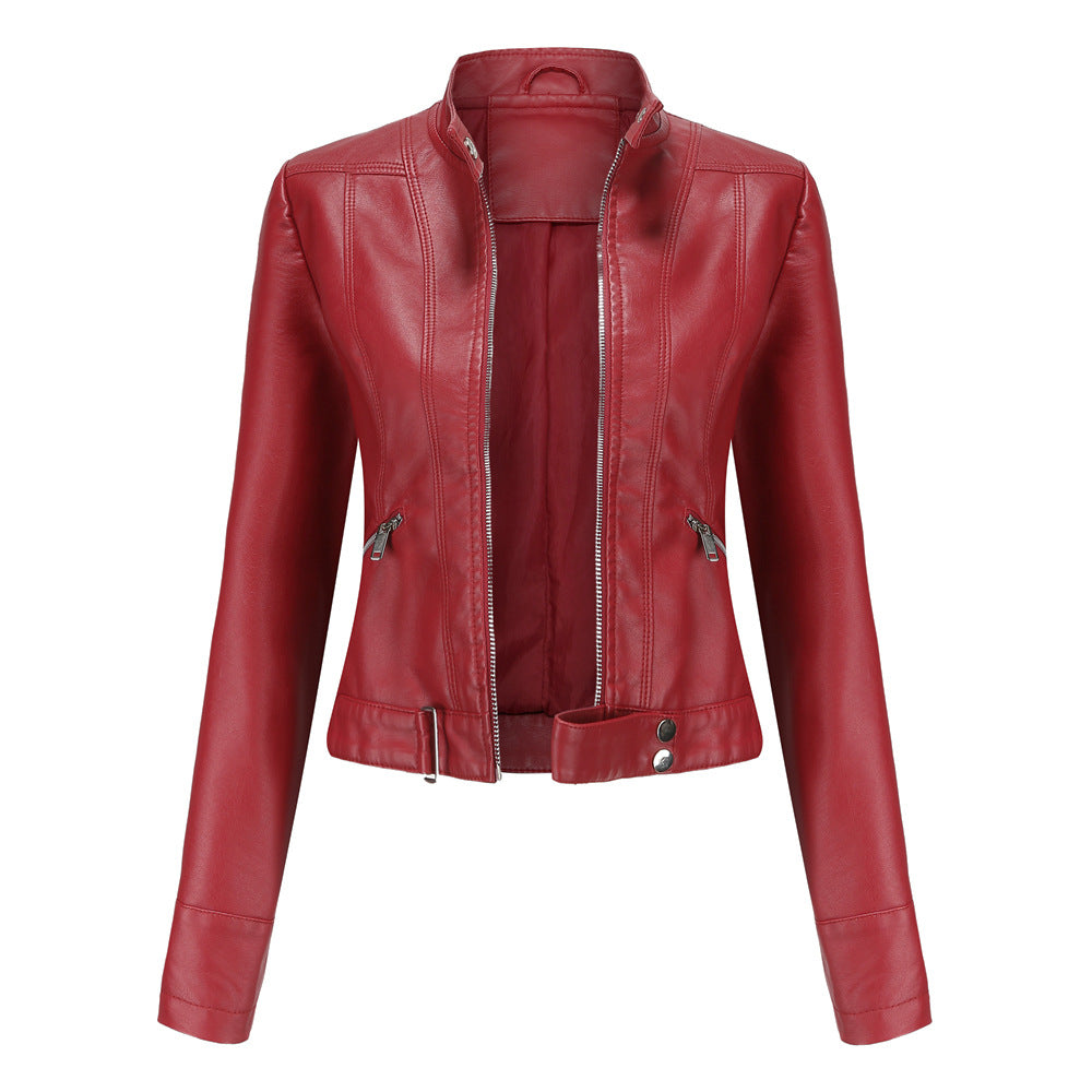 Elegant Leather Jacket | Classic Women’s Outerwear – Selene