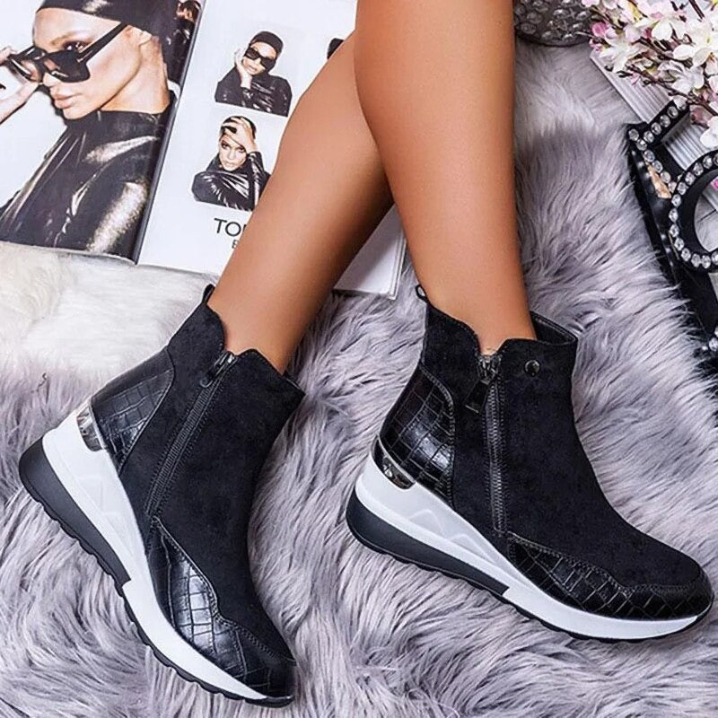 Casual Ankle Boots with Zipper and Heel for Women | Great for Casual Days 3