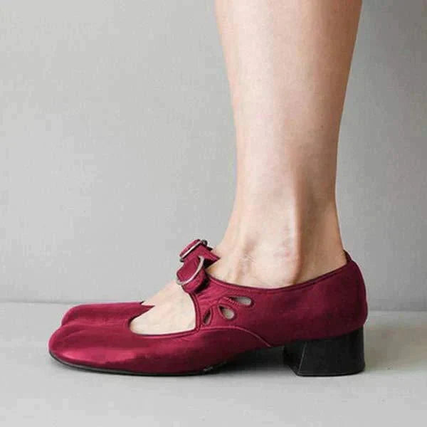 Soft Leather Mary Jane Sandals | Cushioned & Wide Fit | Lizzy | Women
