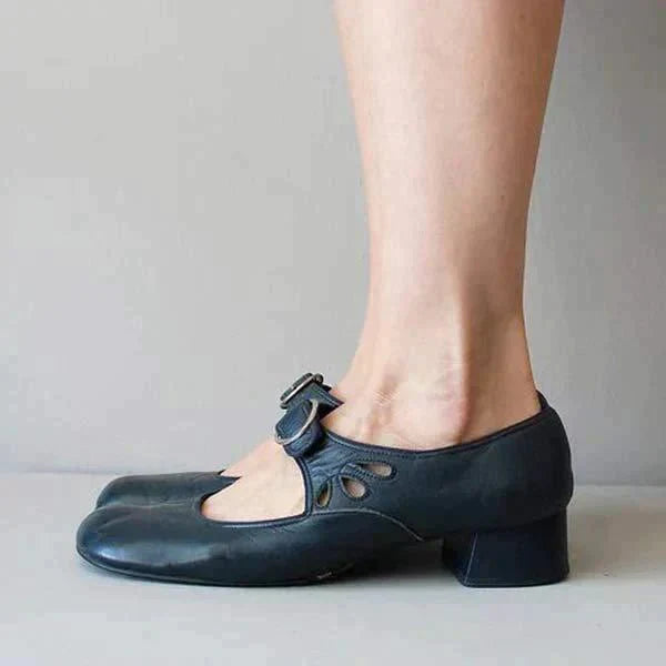 Soft Leather Mary Jane Sandals | Cushioned & Wide Fit | Lizzy | Women