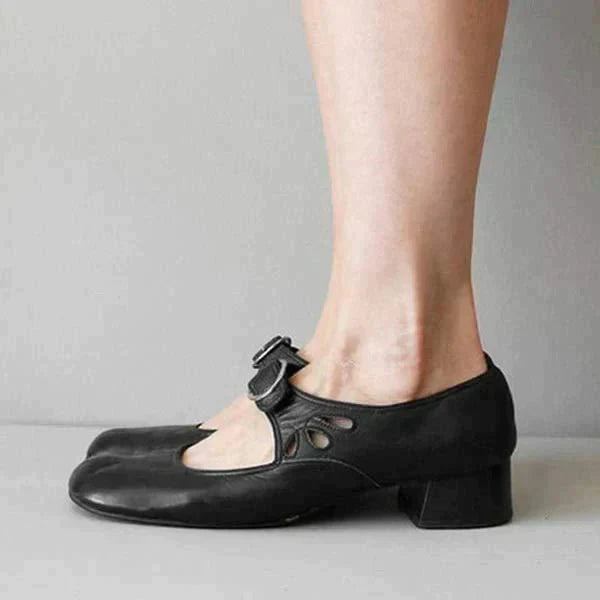 Soft Leather Mary Jane Sandals | Cushioned & Wide Fit | Lizzy | Women