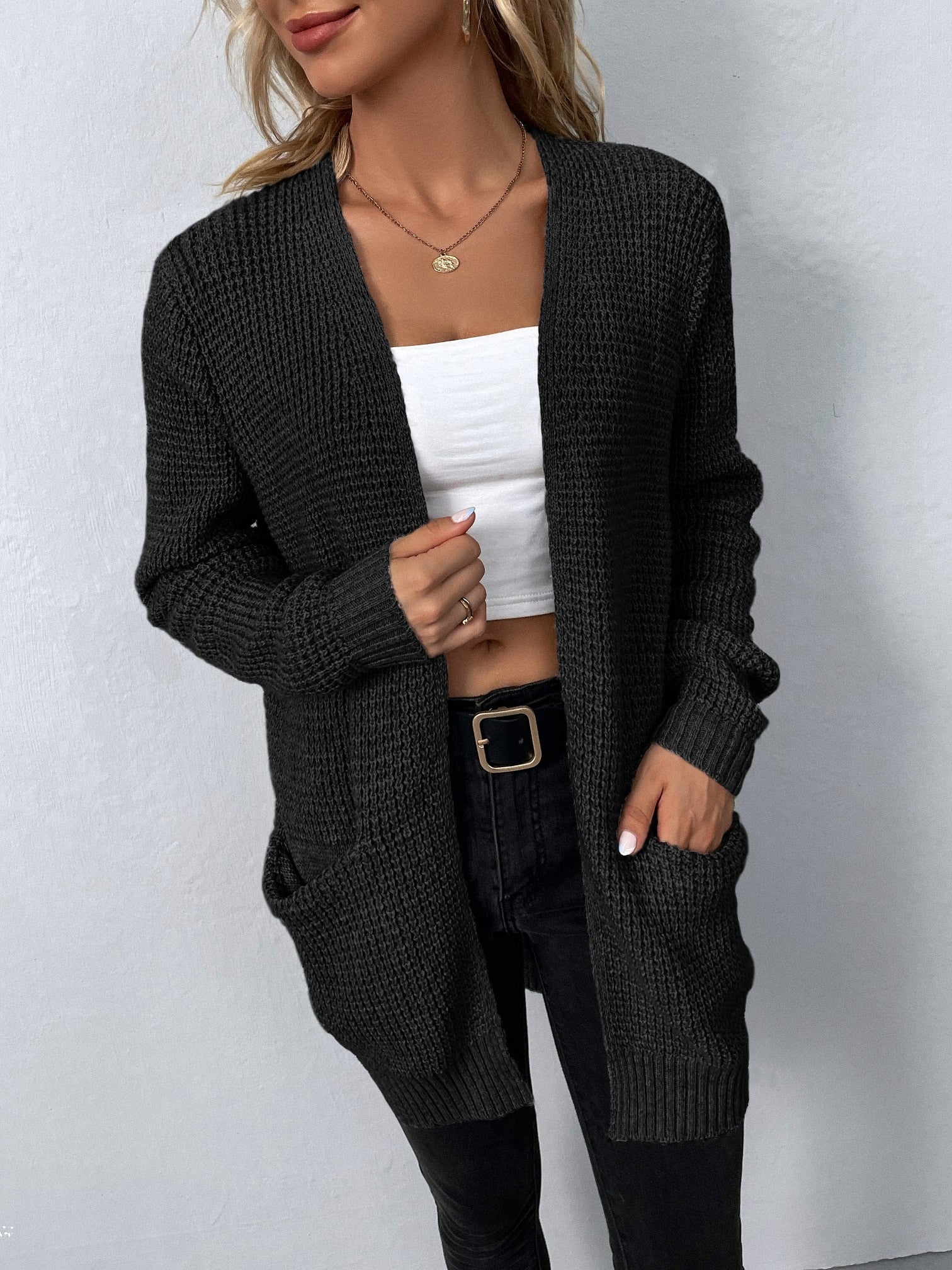 Maren | Cozy Ribbed Knit Cardigan Women